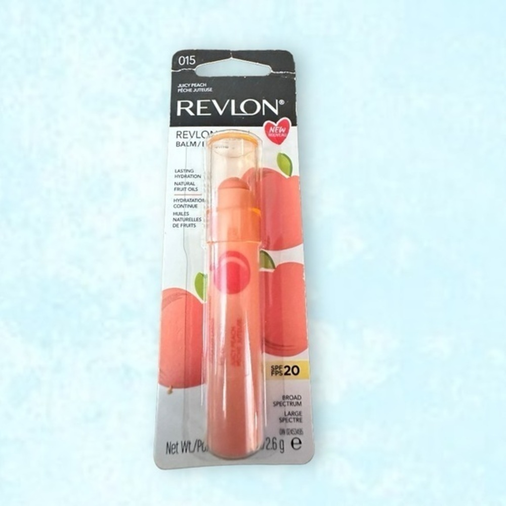 🆕 NWT Revlon Juicy Peach Kiss Balm SPF 20